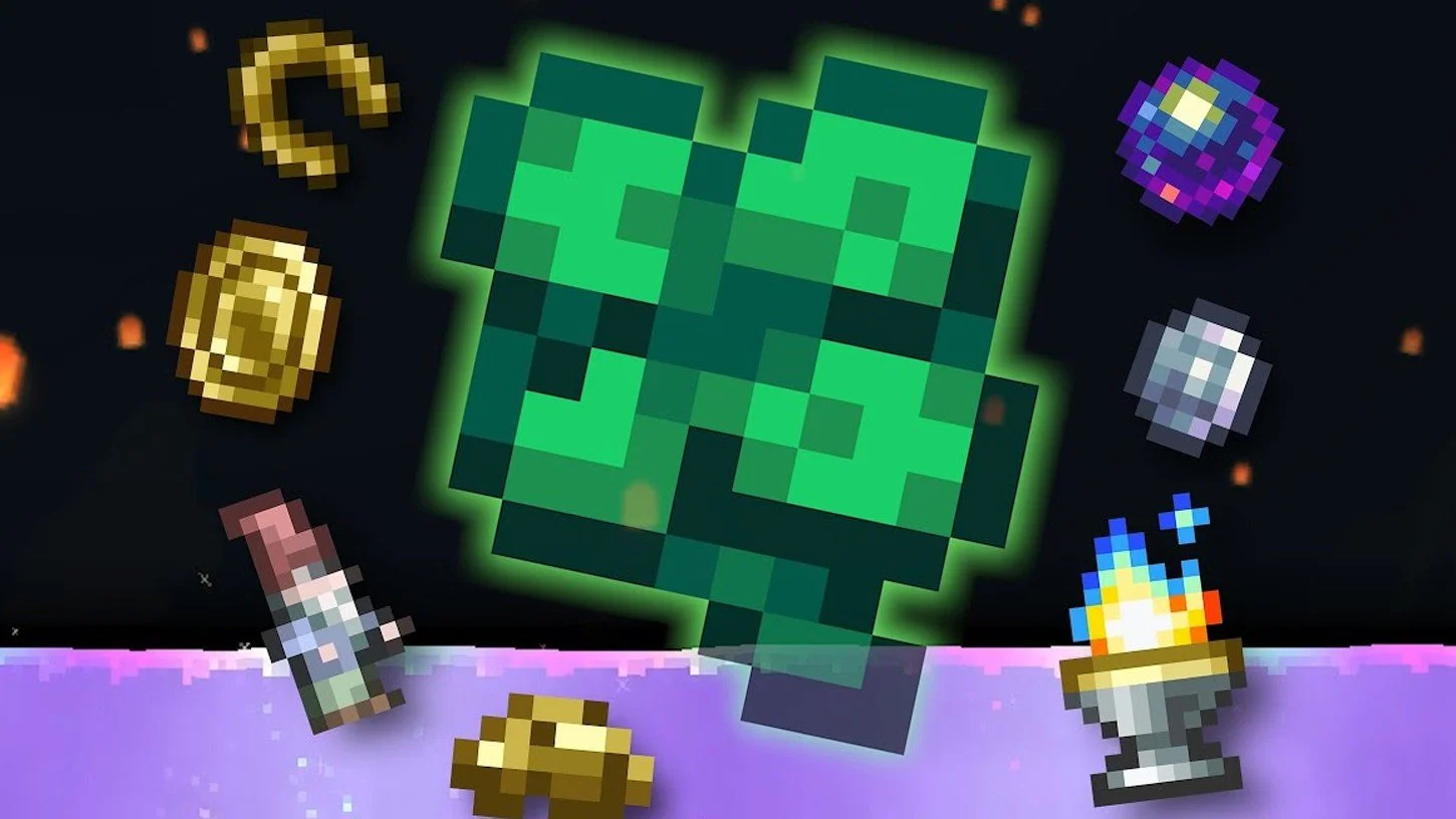 Как повысить уровень удачи в Terraria