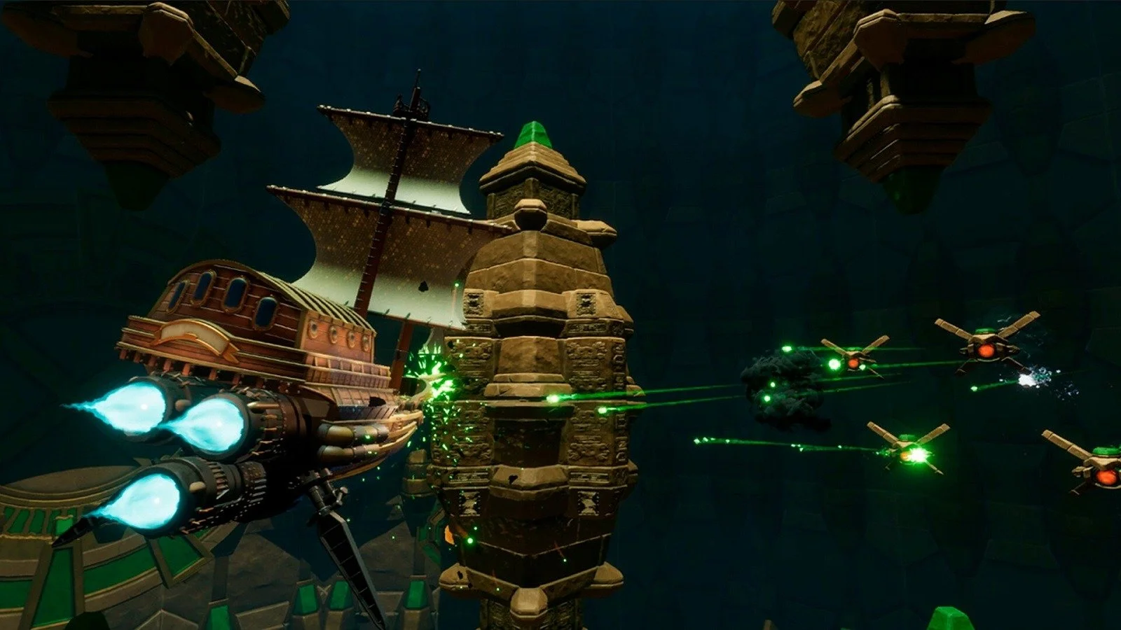 В Steam вышли «космические Корсары» — симулятор летающего корабля Void Sails
