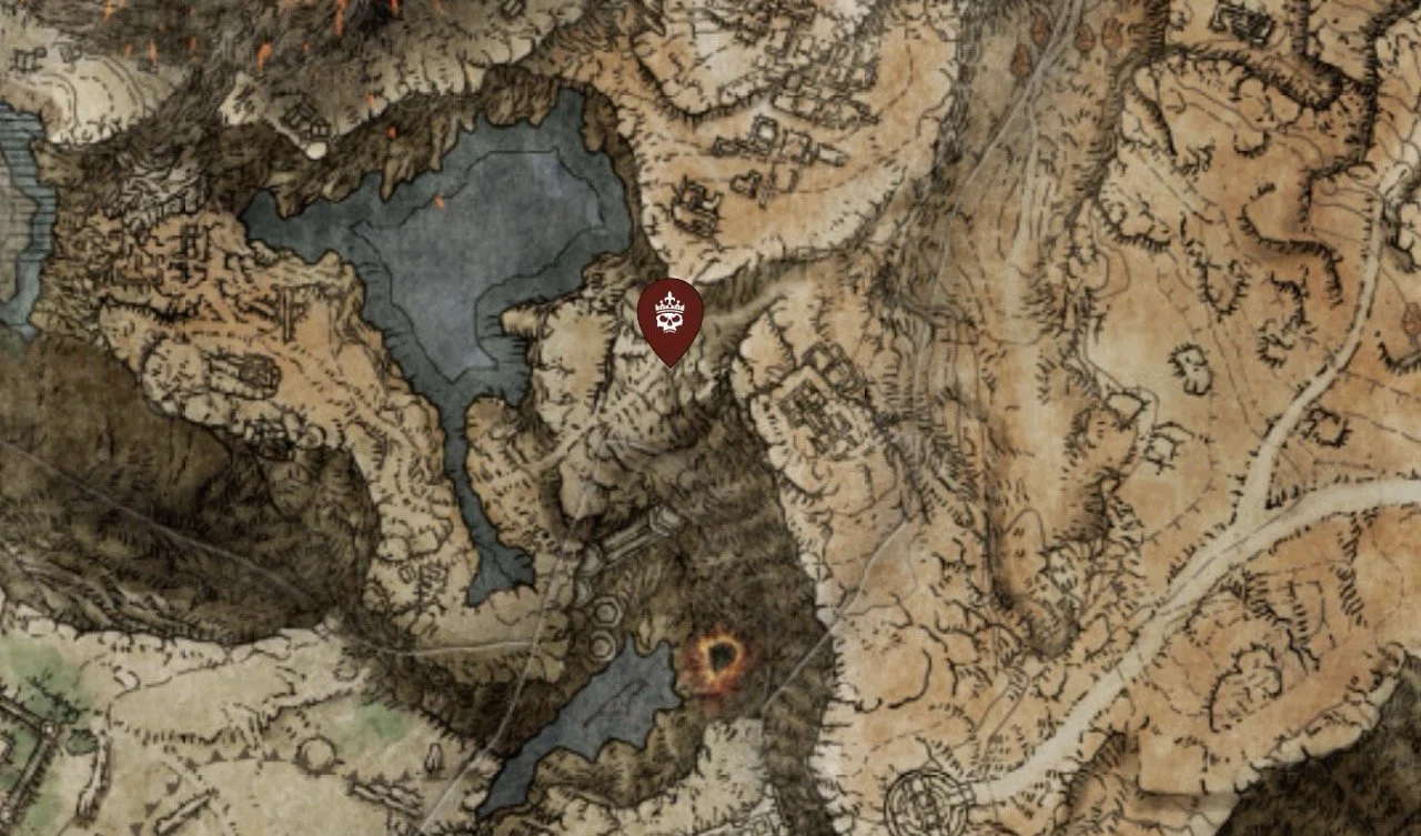 Источник: mapgenie.io / Первая встреча на карте