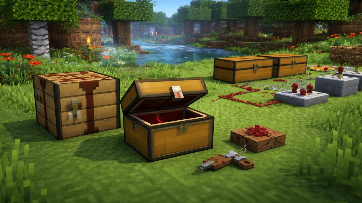 Как скрафтить сундук-ловушку в Minecraft
