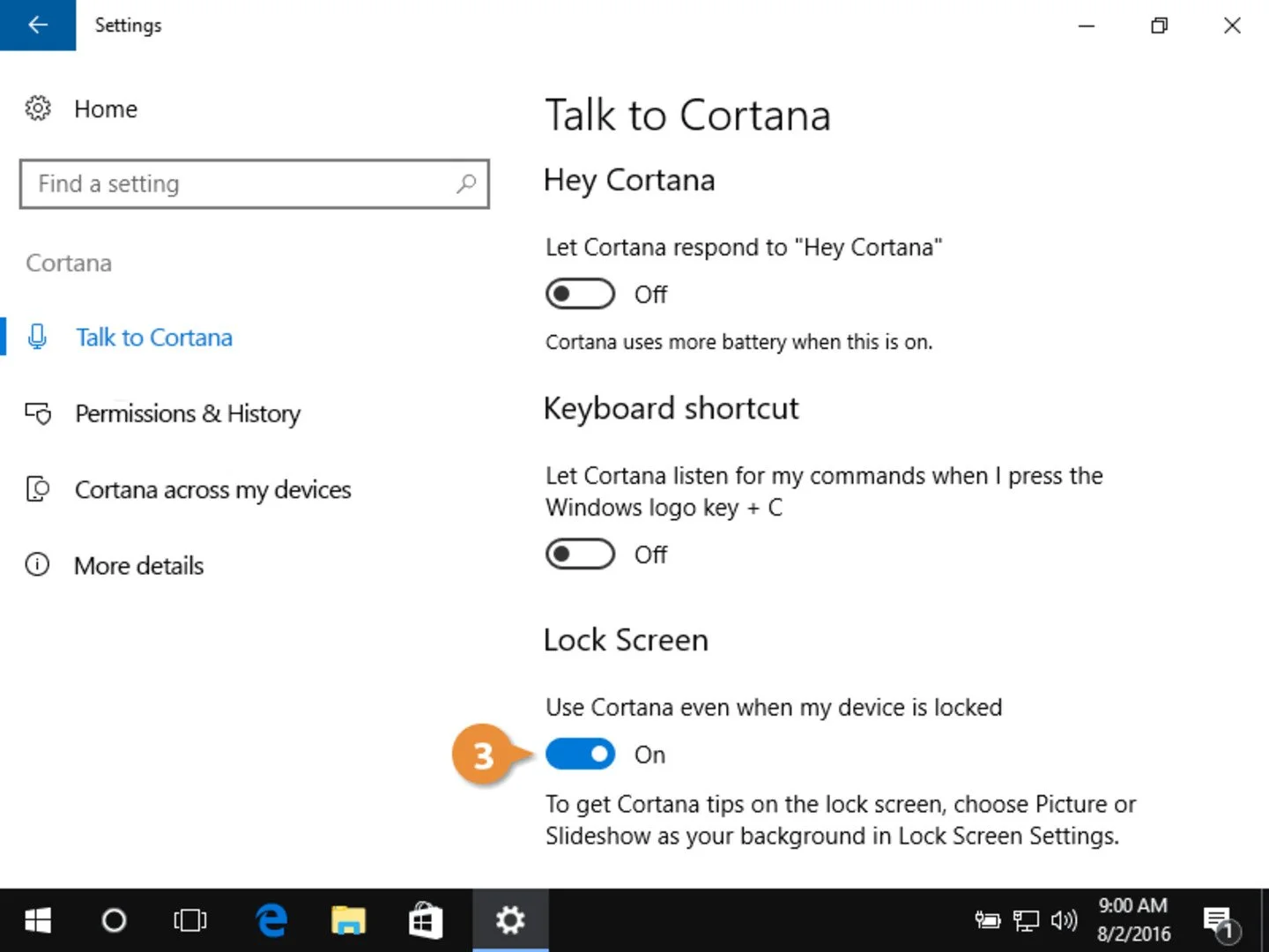 Источник: customguide / Windows 10