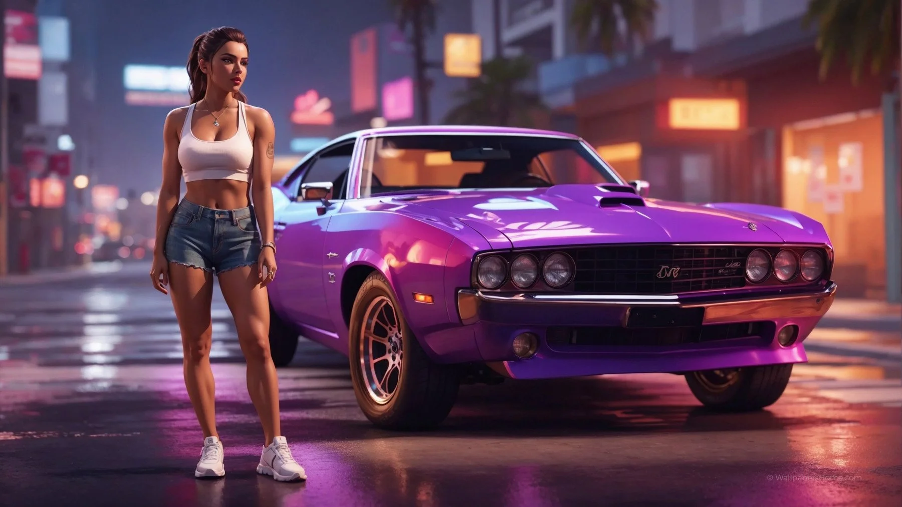 Источник: wallpapershome.com / фан-арт по GTA 6