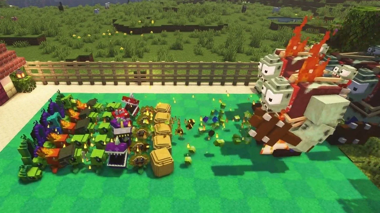 Мод Plants vs. Zombies: Cubed для Minecraft: обзор и установка