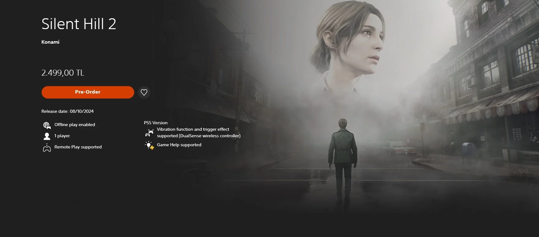 Источник: PS Store / Silent Hill 2 Remake