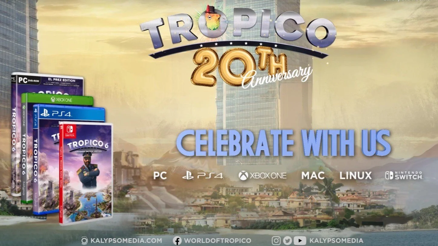 В Tropico 6 начался праздничный ивент в честь 20-летия серии