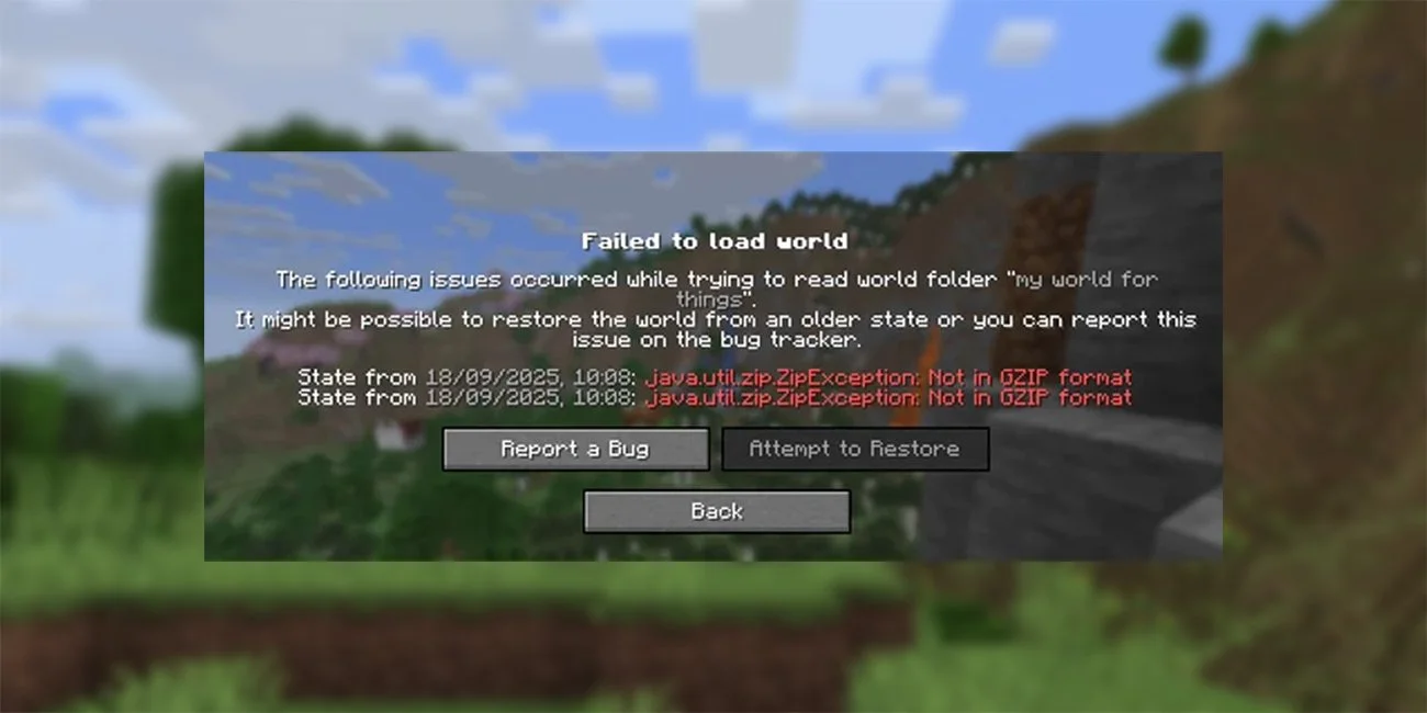 Источник: respawn.media / Ошибка Failed to load world
