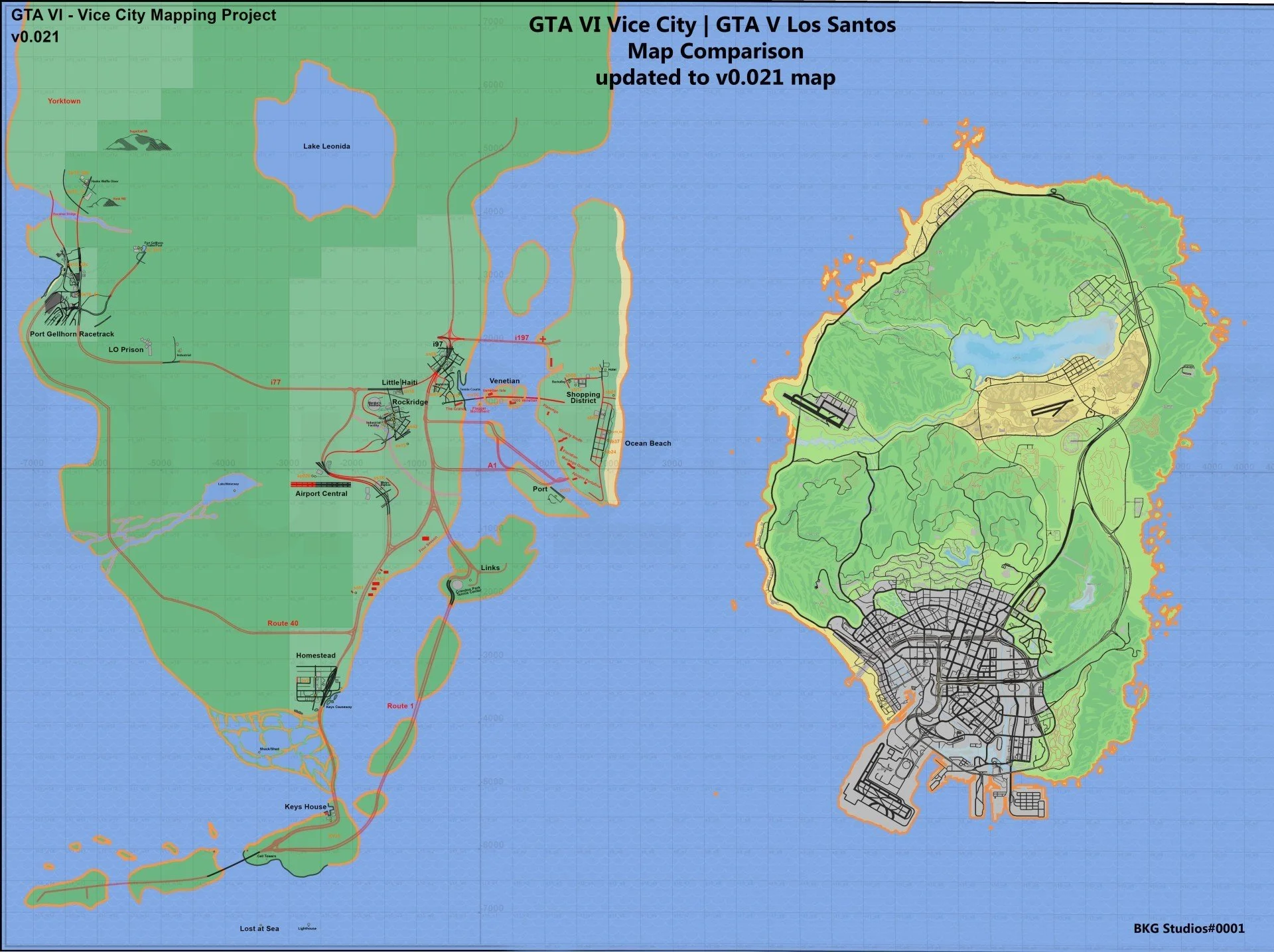 Предположительная карта GTA V