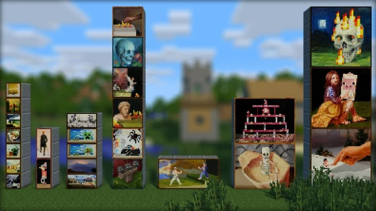 Как сделать картину в Minecraft