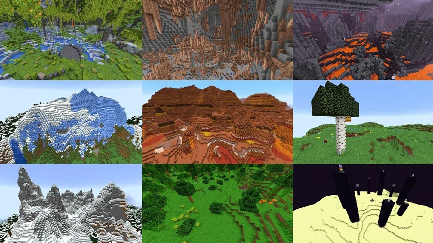 Биомы в Minecraft