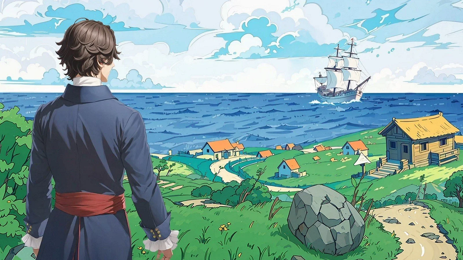 В Steam вышла бесплатная российская аниме-игра «Как Петр чертежи искал»