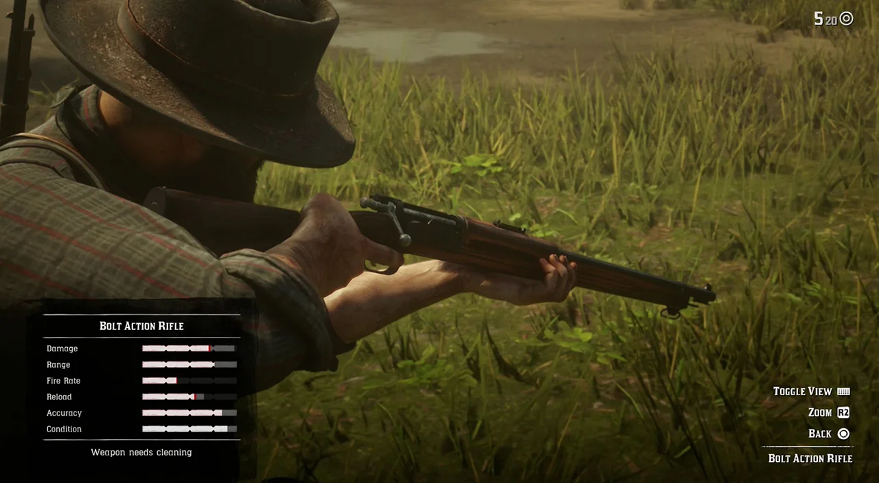 Характеристики Bolt-Action Rifle