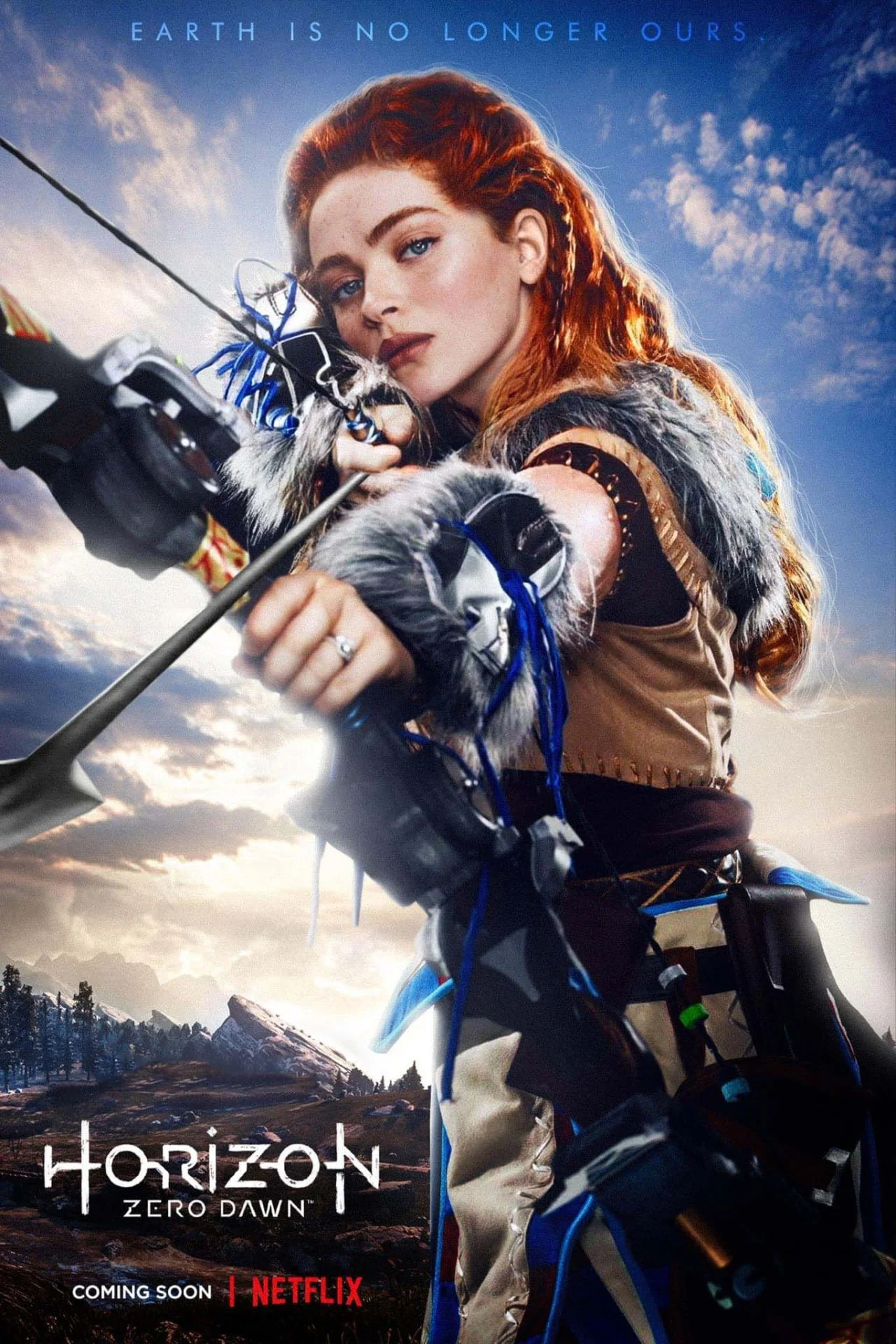 Неофициальный постер сериала Horizon Zero Dawn от фанатов