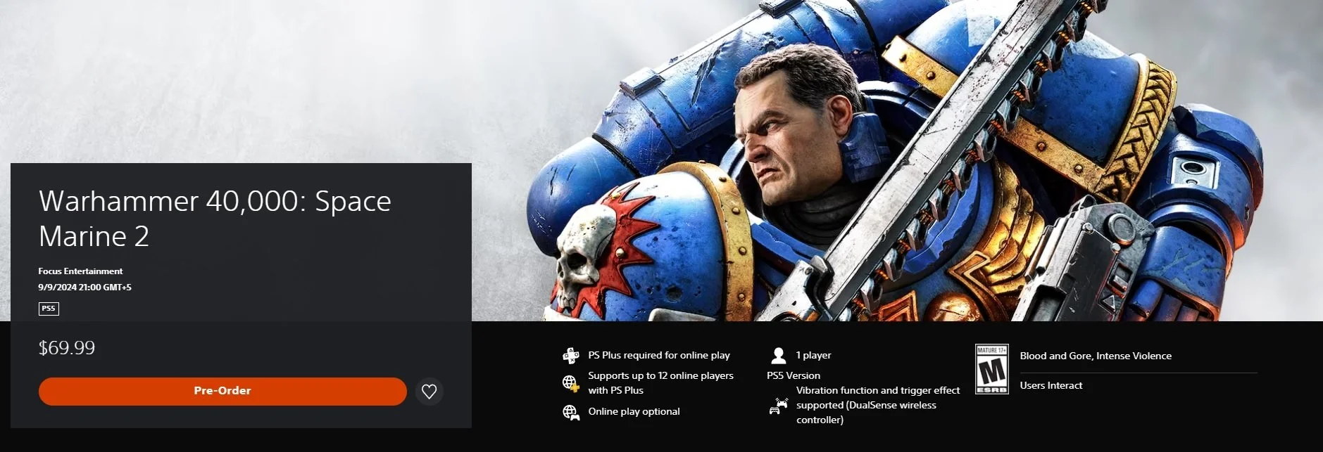 Источник: PS Store / Warhammer 40,000: Space Marine 2