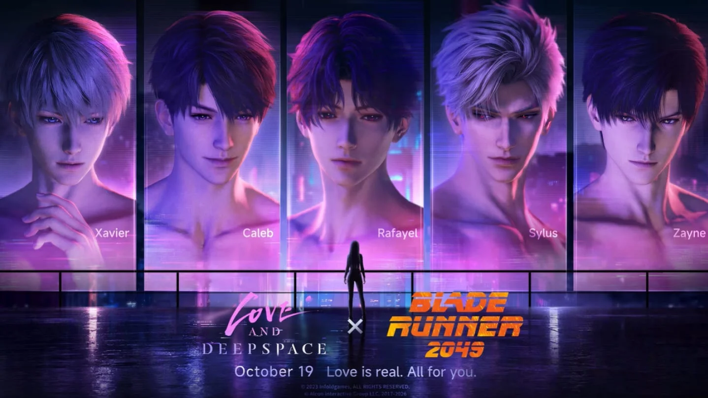 Фанаты в ярости: Love and Deepspace коллабится с Blade Runner 2049