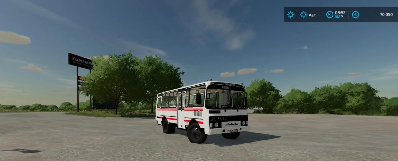 Автобус в Farming Simulator 2022