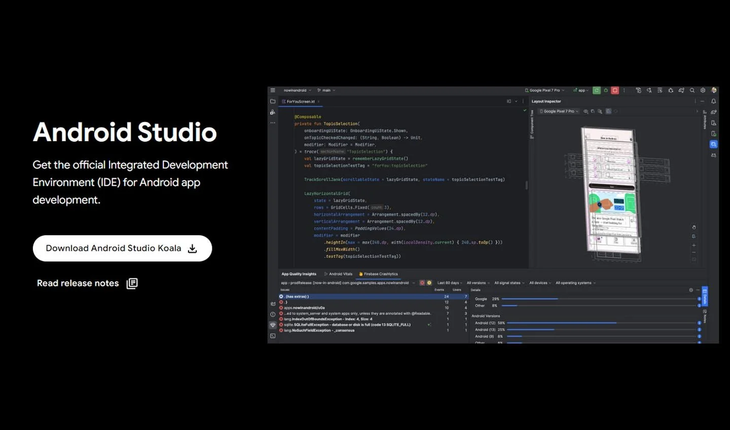 Источник: Respawn / скриншот сайта Android Studio
