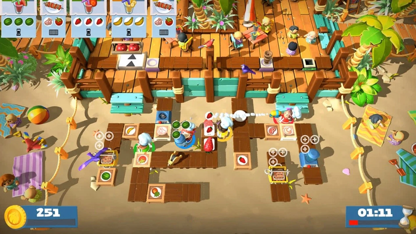 Overcooked! All You Can Eat от Netflix Games получит скины Руми и Дастина