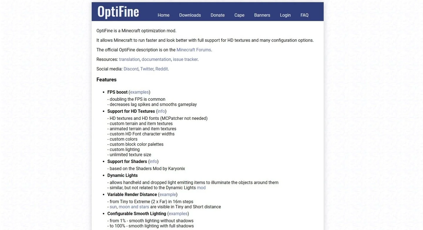 Источник: respawn.media / Сайт OptiFine