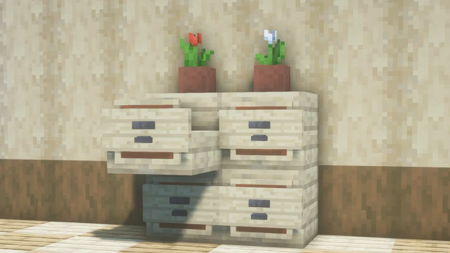 Источник: respawn.media / Красивый шкаф в Minecraft
