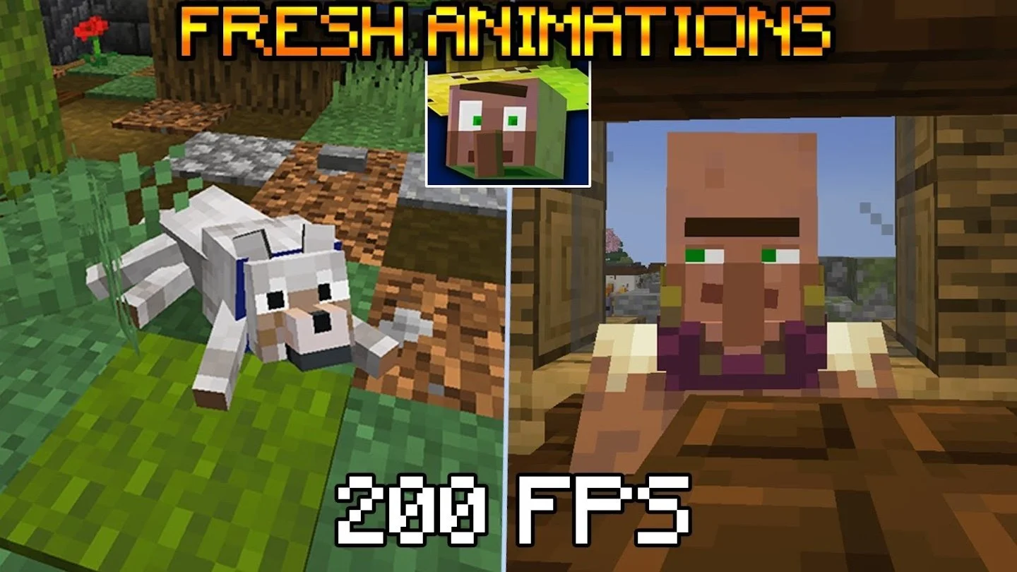 Источник: CringyNick / Fresh Animations в Minecraft