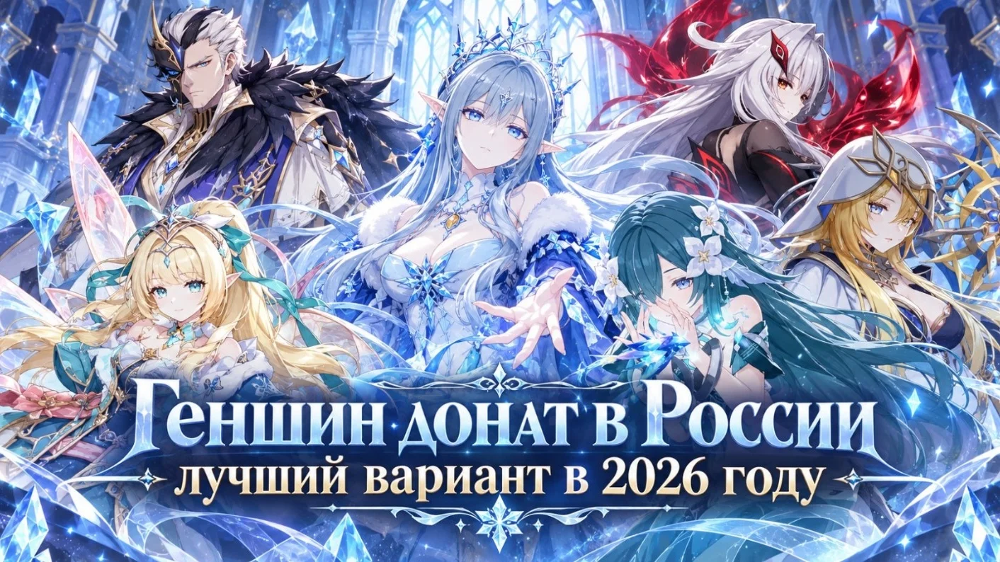 Genshin донат в России — лучший вариант в 2026 году