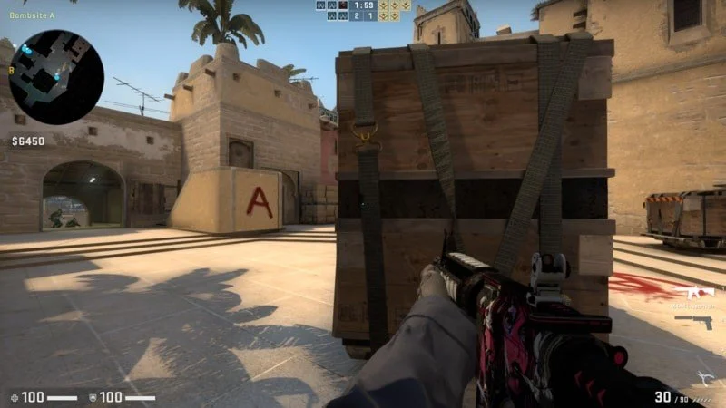 Как сделать прицел точку в CS:GO через игровую консоль