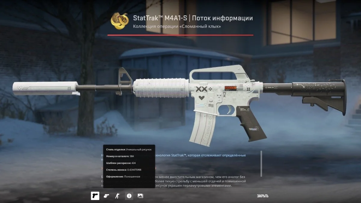 Источник: respawn.media / M4A1-S | Printstream (Поношенное)