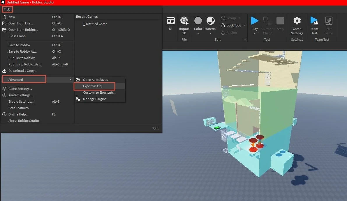 Источник: respawn.media / Экспорт проекта в Roblox Studio