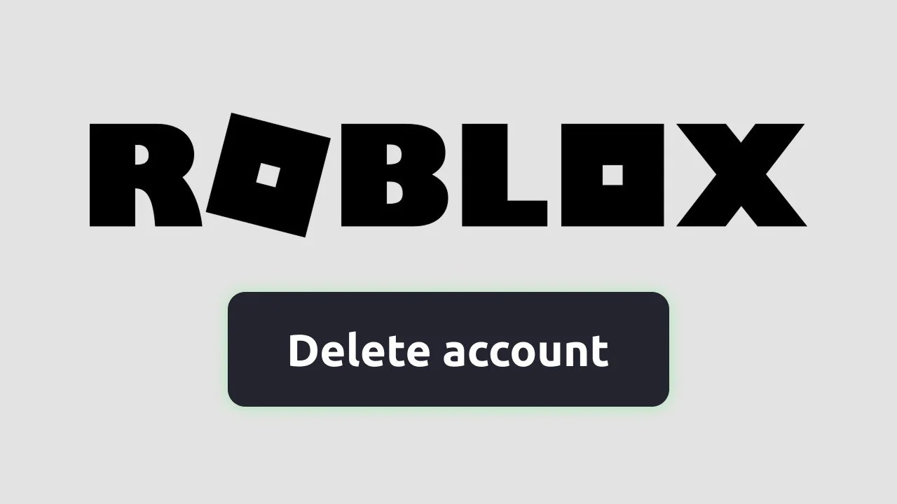 Как удалить аккаунт в Roblox