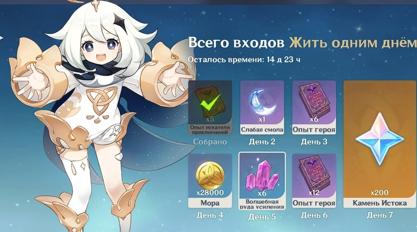 Источник: Genshin Impact / «Жить одним днем»