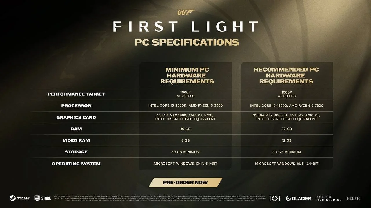 Системные требования 007: First Light