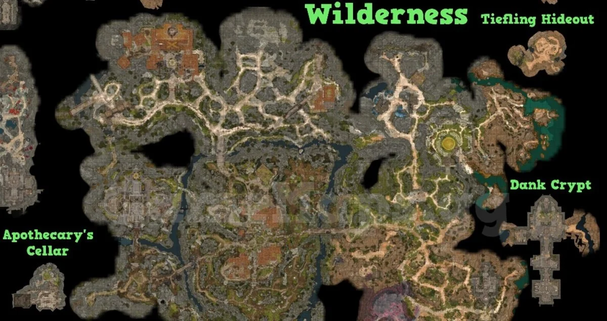 Источник: gamemaps.gg / Карта Пустошей