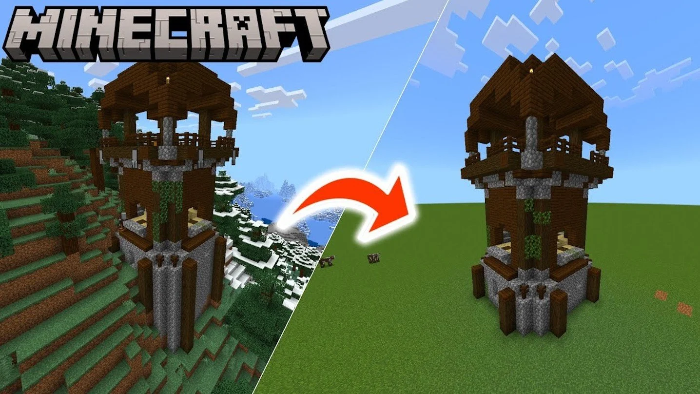 Как перенести постройку на другой сервер в Minecraft
