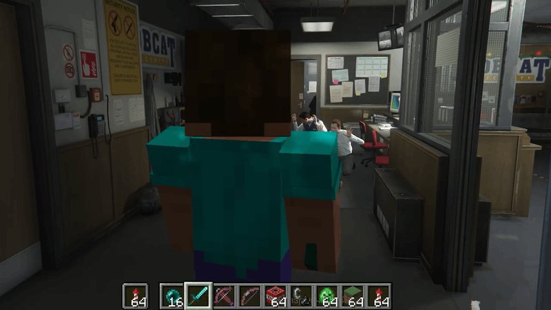 Minecraft в GTA V