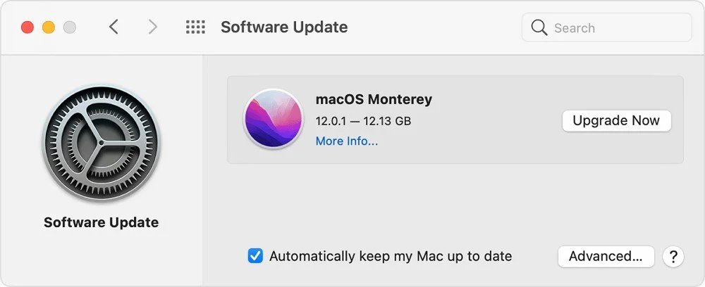 Источник: ServiceNow / Проверка обновлений для MacOS