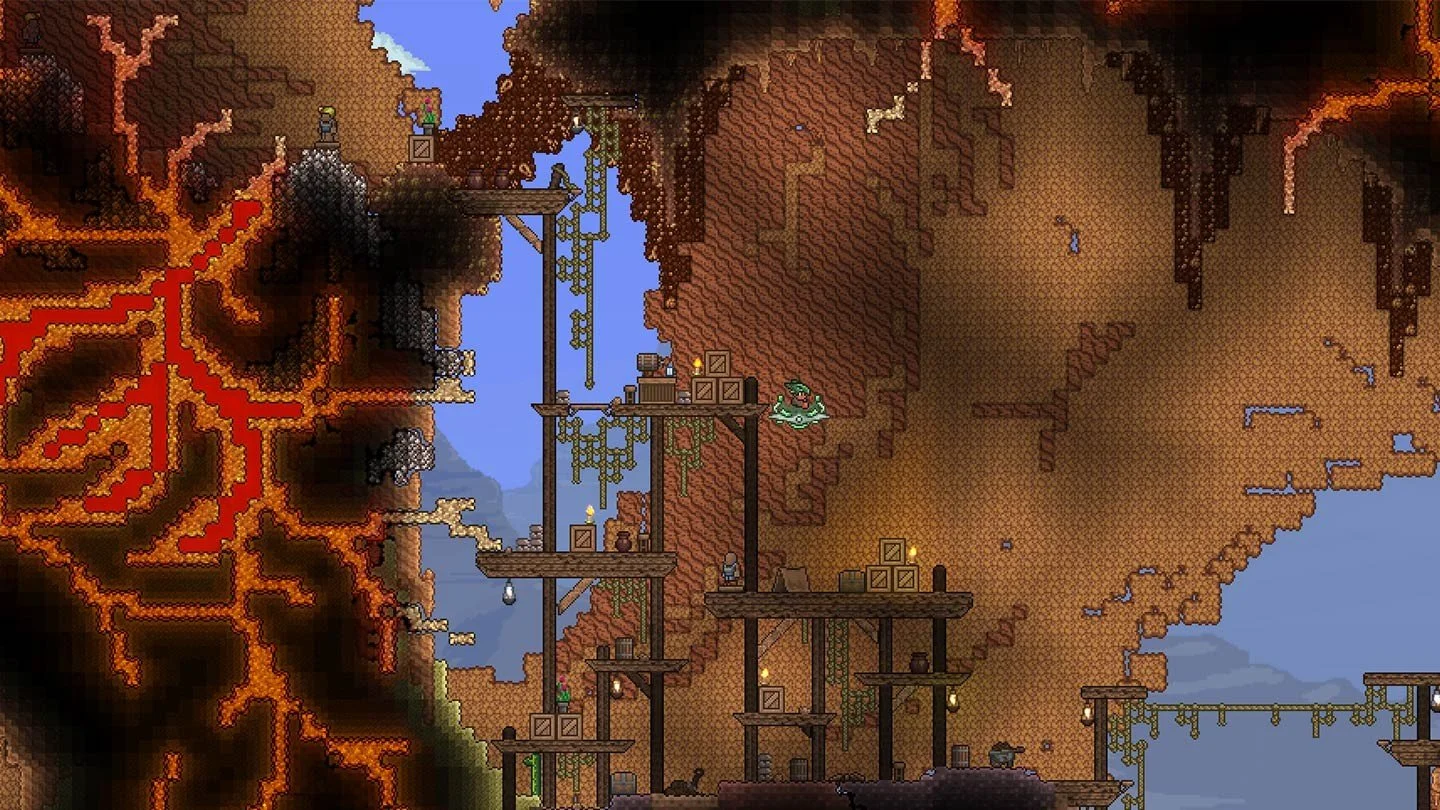 Как сделать зелье шахтера в Terraria
