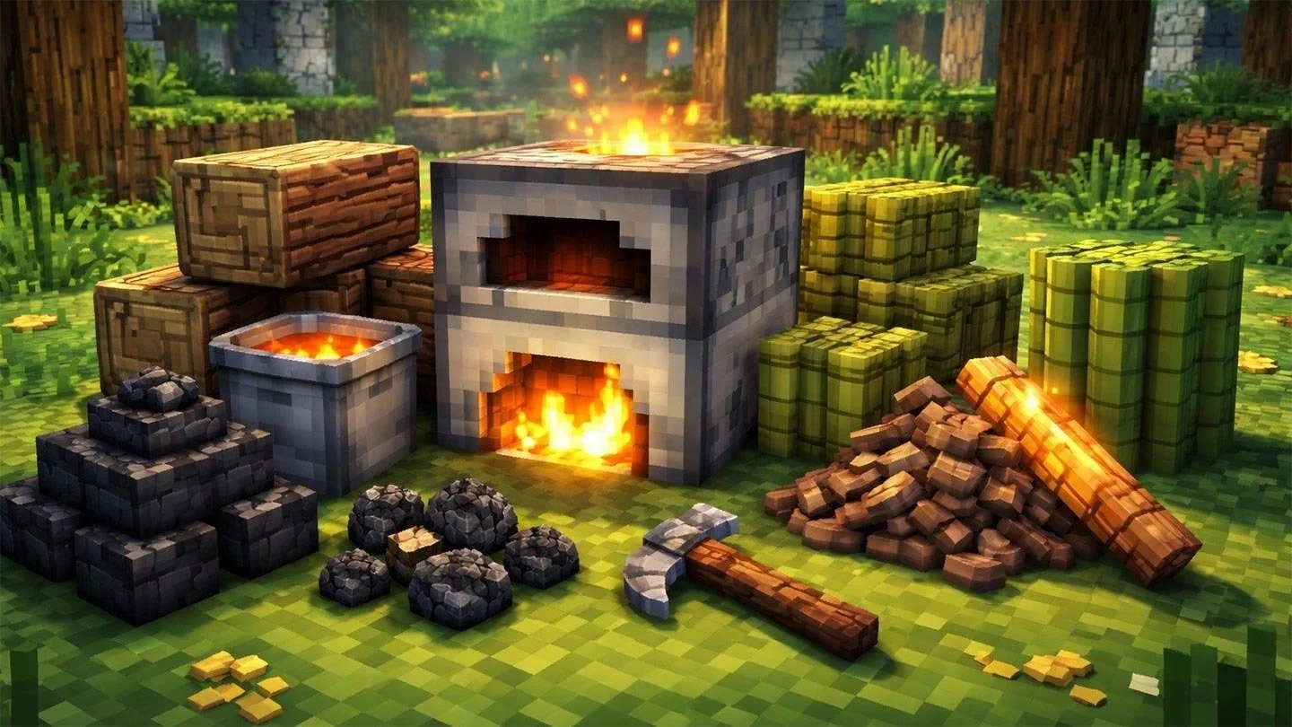Все виды топлива в Minecraft: от древесины до лавы
