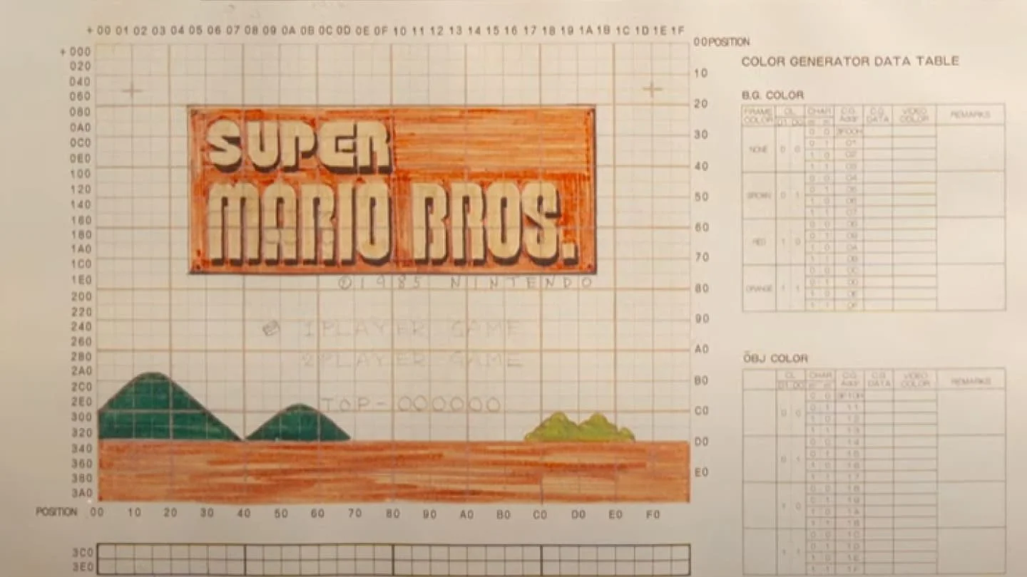 Источник: скриншот respawn.media  / Уровни для Super Mario Bros. буквально создавалась на бумаге в клеточку