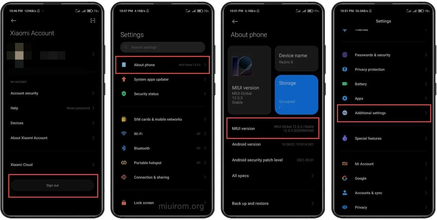 Источник: MIUI ROM / Скриншот Android