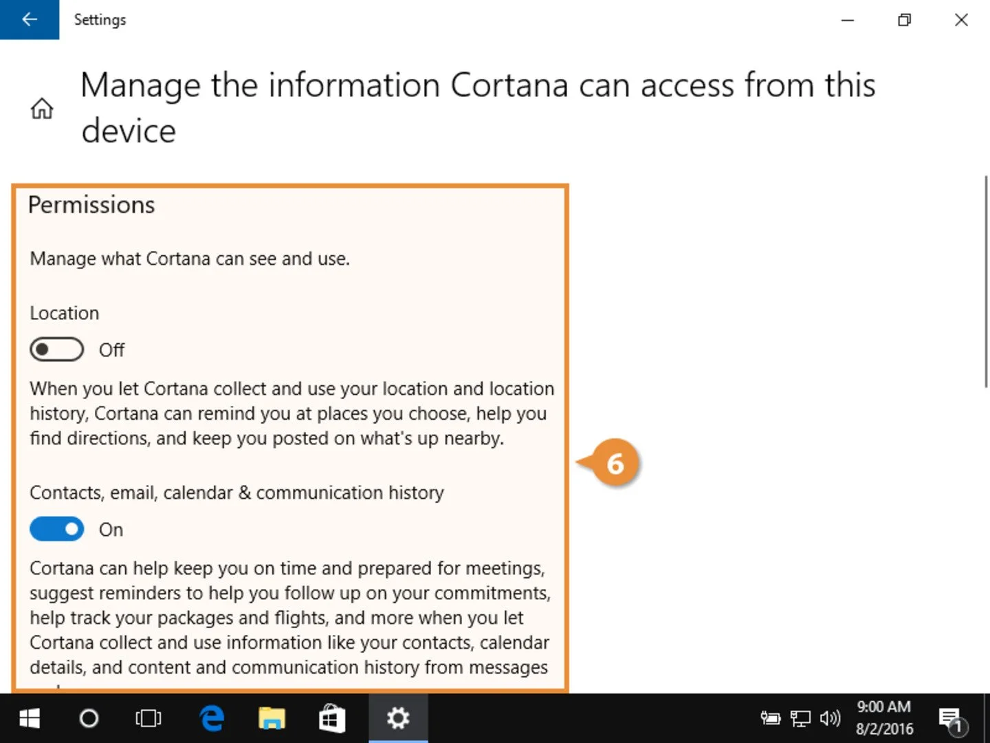 Источник: customguide / Windows 10