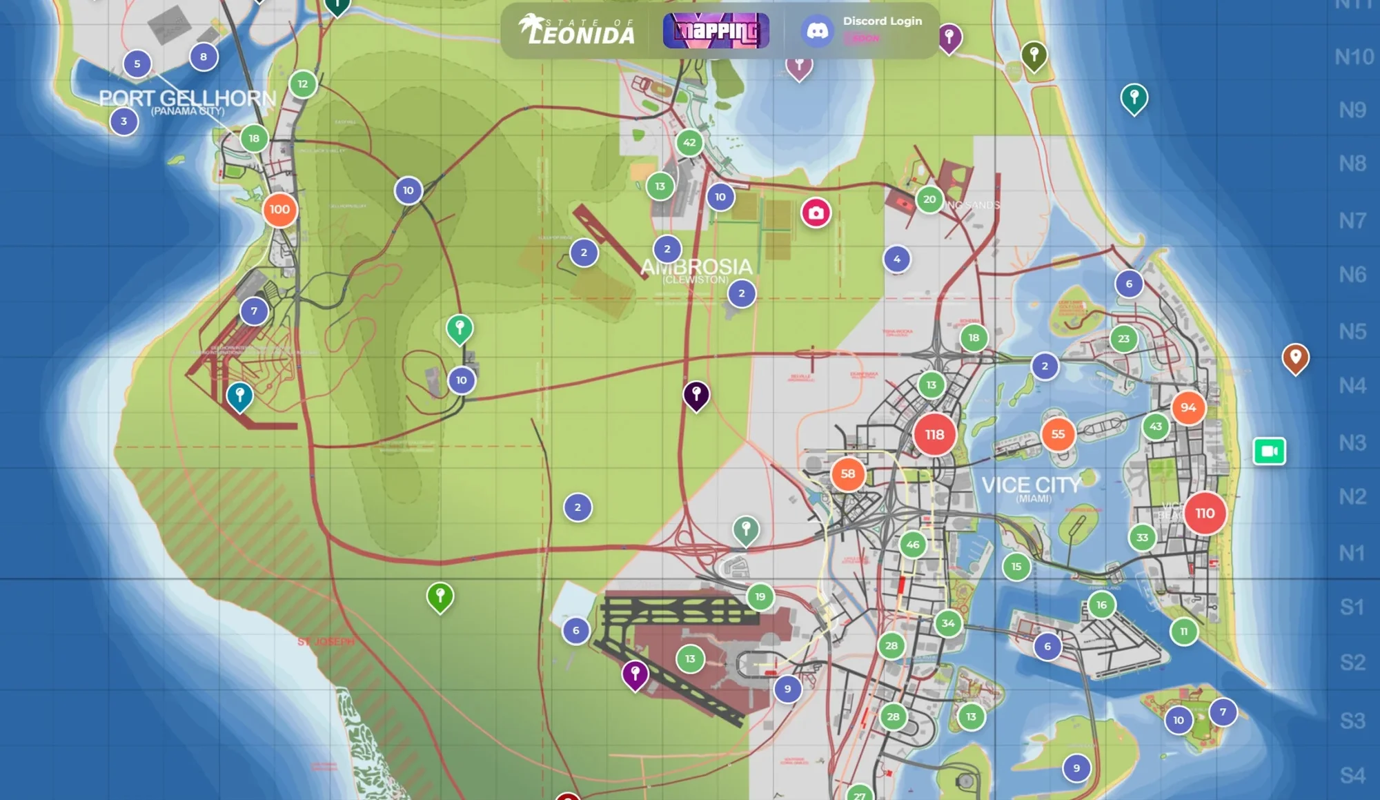 Скриншот фанатской карты GTA 6