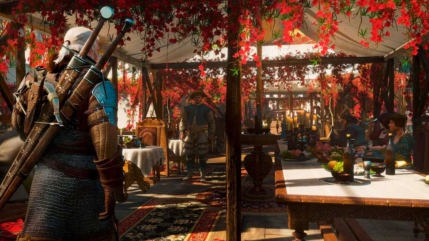 Источник: CDPR / Геральт в ярком Туссенте
