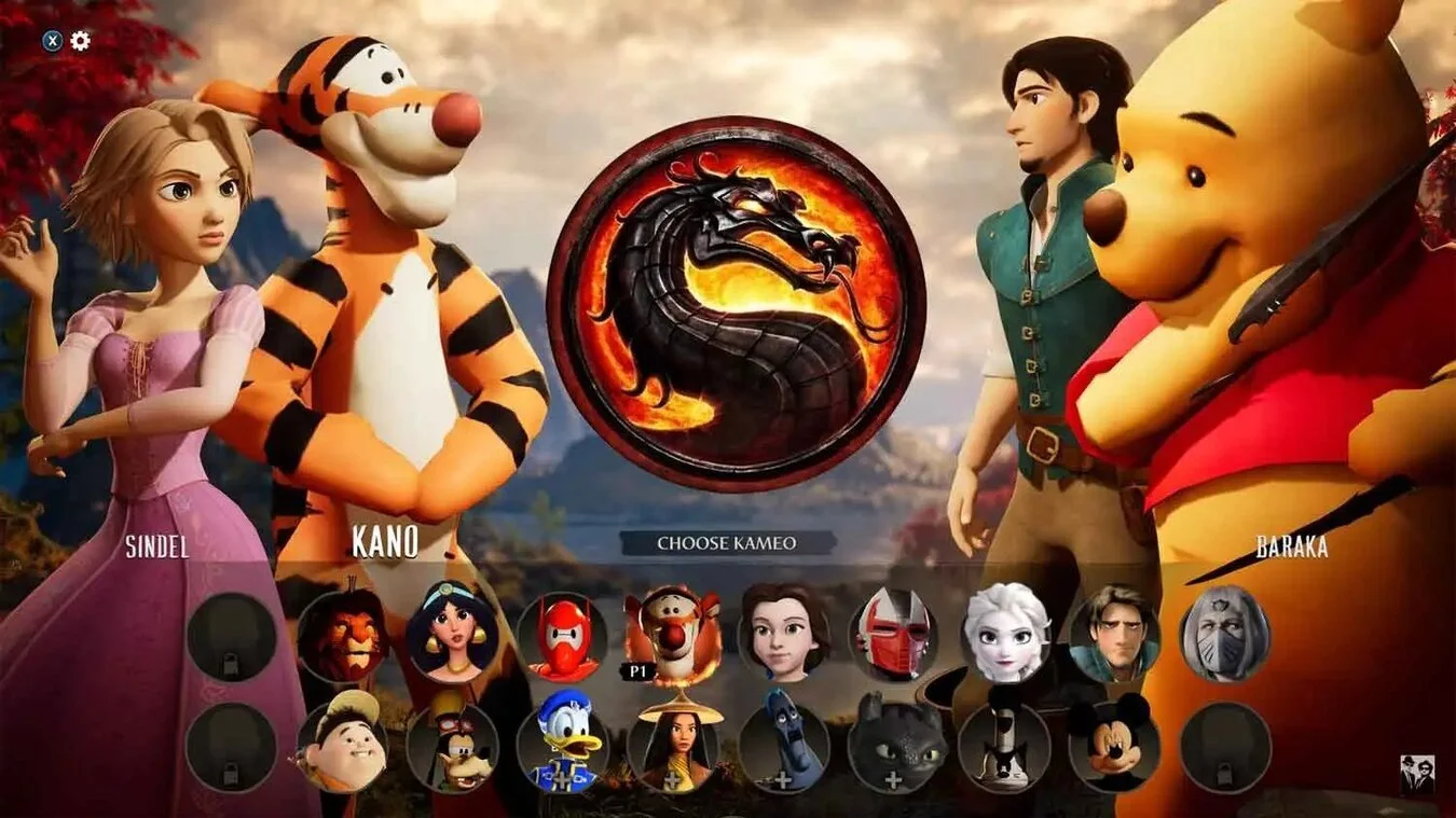 Ютубер показал, как герои Disney избивают друг друга в Mortal Kombat 1