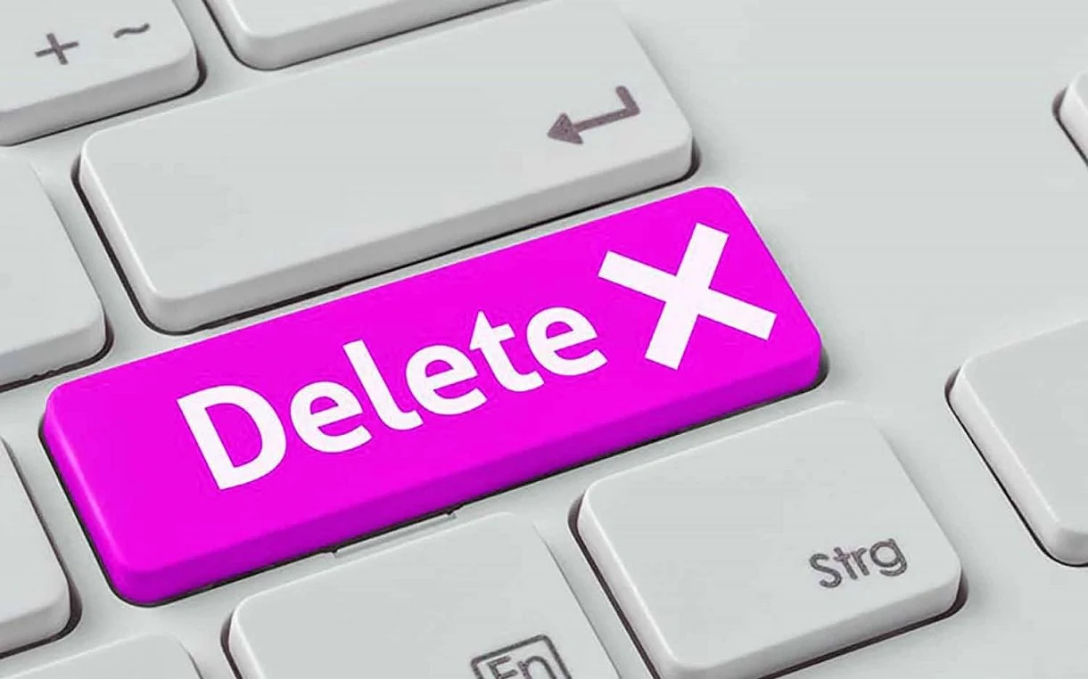 Источник: socialshow / Кнопка Delete