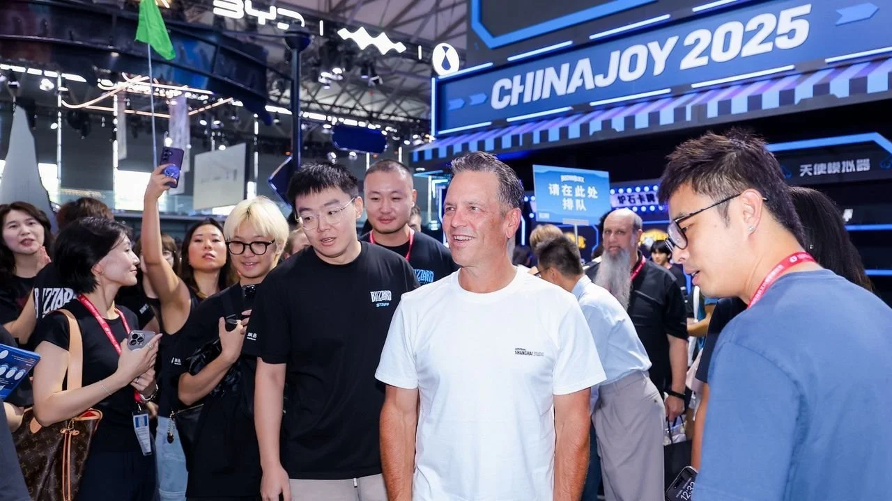 Источник: скриншот СQ.ru / Глава Xbox, Фил Спенсер, на ChinaJoy 2025