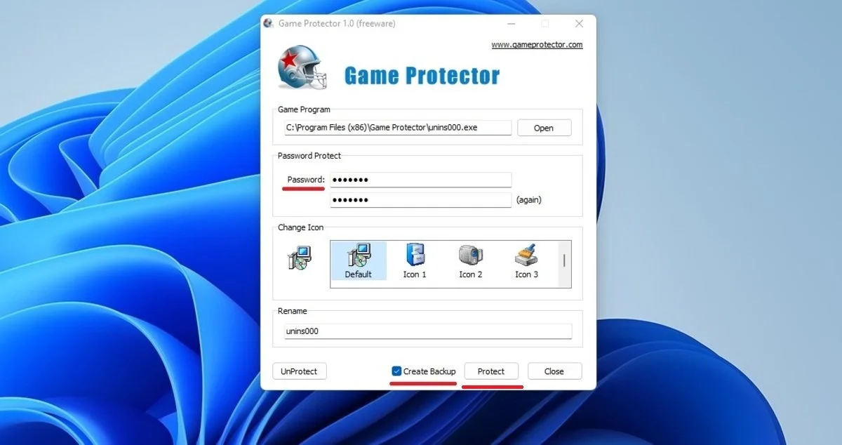 Источник: Respawn / Установка пароля на приложении через Game Protector