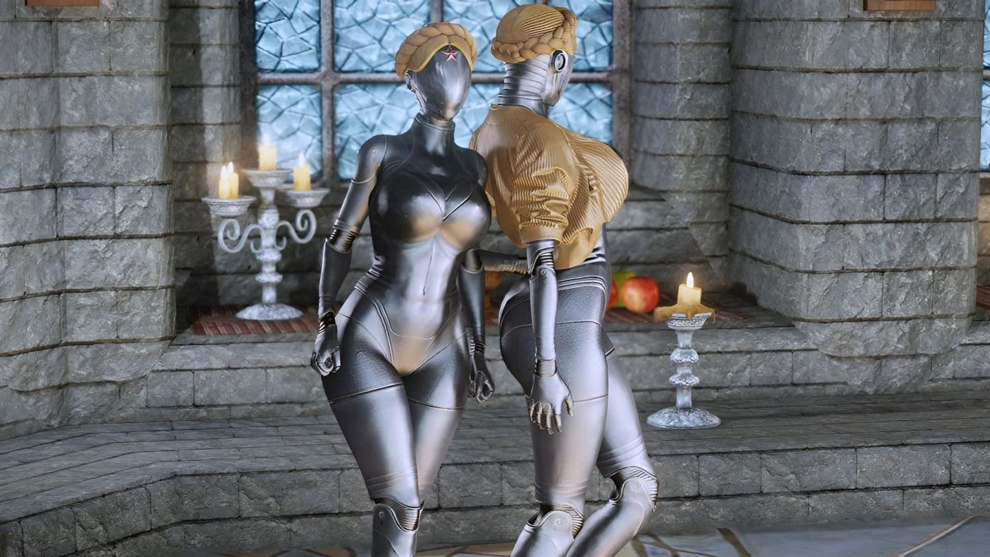 За близняшек из Atomic Heart теперь можно играть, но пока только в Skyrim