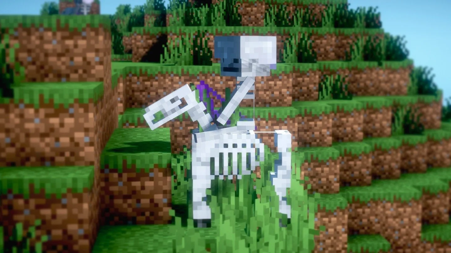 Где искать лошадь-скелет в Minecraft