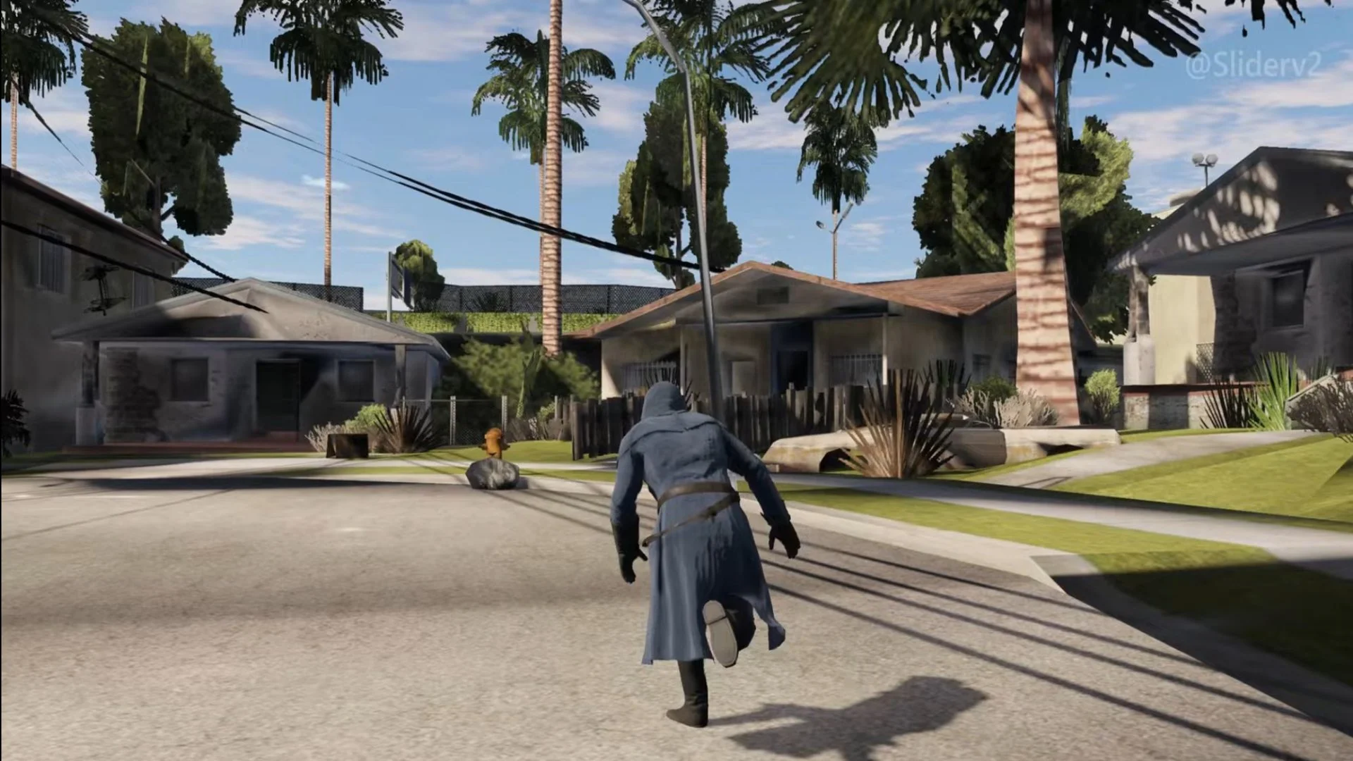 Ютубер перенес Лос-Сантос из GTA San Andreas в Assassin's Creed Unity