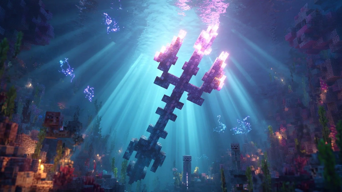 Трезубец в Minecraft: как получить, зачаровать и использовать